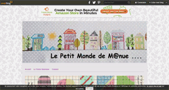 Desktop Screenshot of le-petit-monde-de-manue.com
