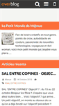 Mobile Screenshot of le-petit-monde-de-manue.com